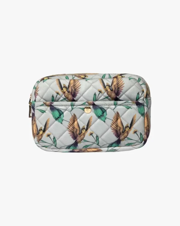 Beauty Bag Large Natural Hummingbird