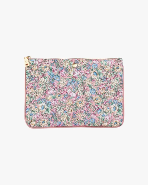 Cotton Clutch Rosie Flower