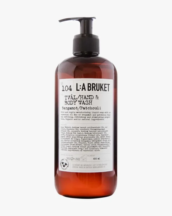 104 Hand & Body Wash Bergamot/Patchouli