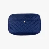 Velvet Beauty Bag Midnight Blue Large