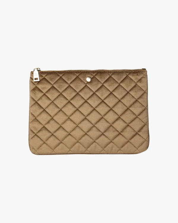 Velvet Clutch Hazelnut