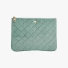 Velvet Clutch Mint Green